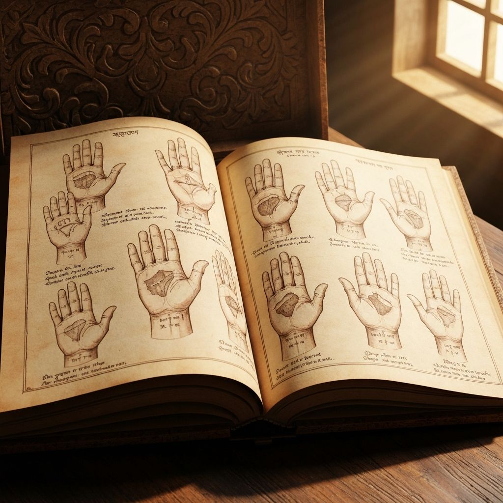 Ancient palmistry manuscripts